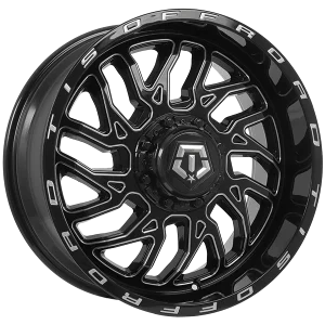 TIS Wheels – 544BM – Black – 20″x9″ 18mm – Summer Wheels – 544BM2095218